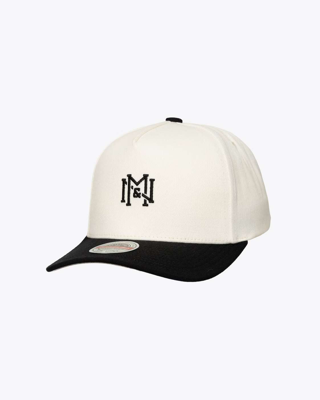 Two Tone Icon Stretch Keps - Cream Black