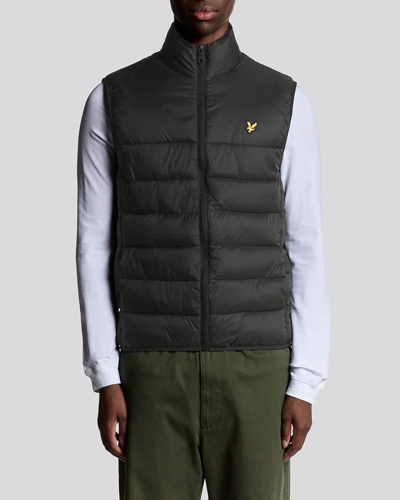 Wadded Gilet Väst - Svart
