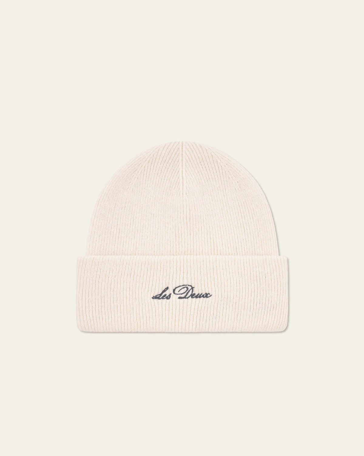 Wayne Embroided Mössa - Ivory