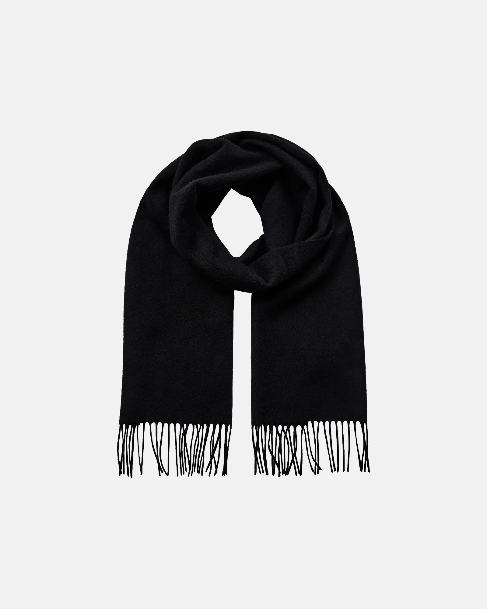 Wool Scarf Halsduk - Svart