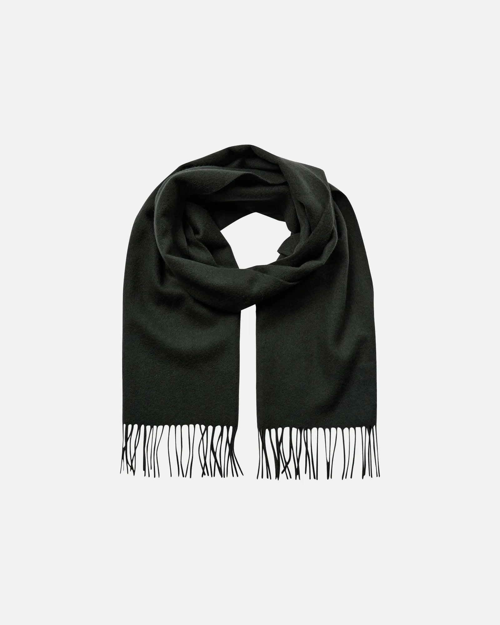 Wool Scarf Halsduk - Grön