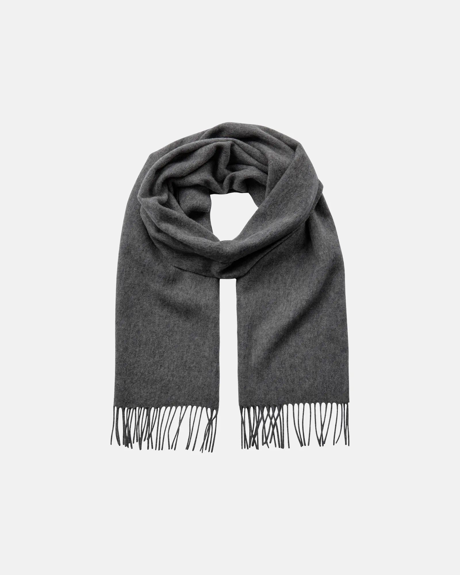 Wool Scarf Halsduk - Grå