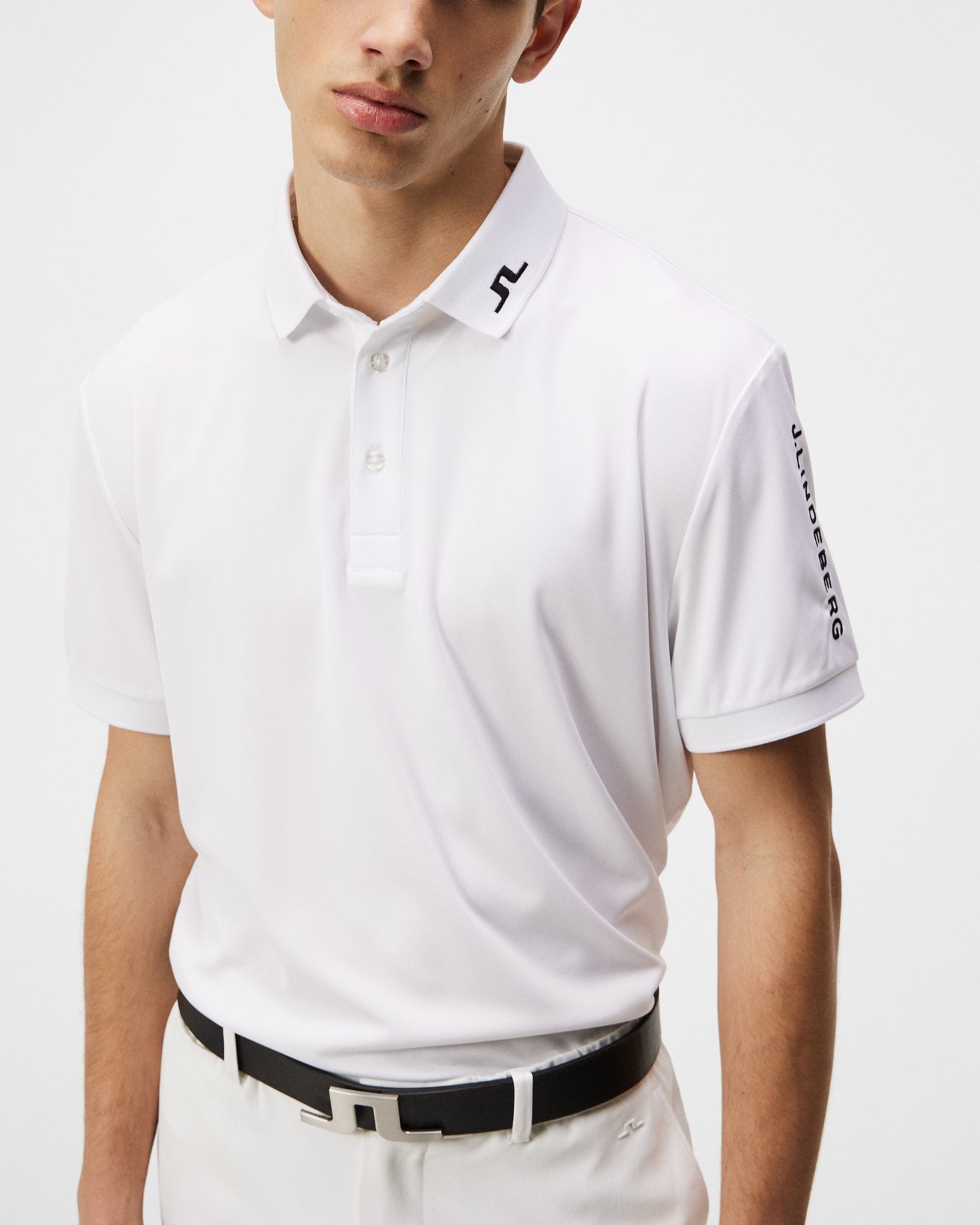 Tour Tech Reg Fit Golf Pikétröja - Vit