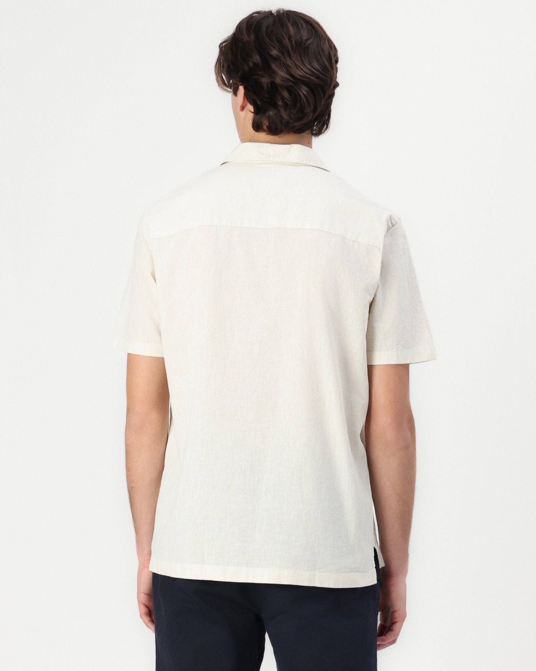 Linen Blend Oxford Revere Skjorta