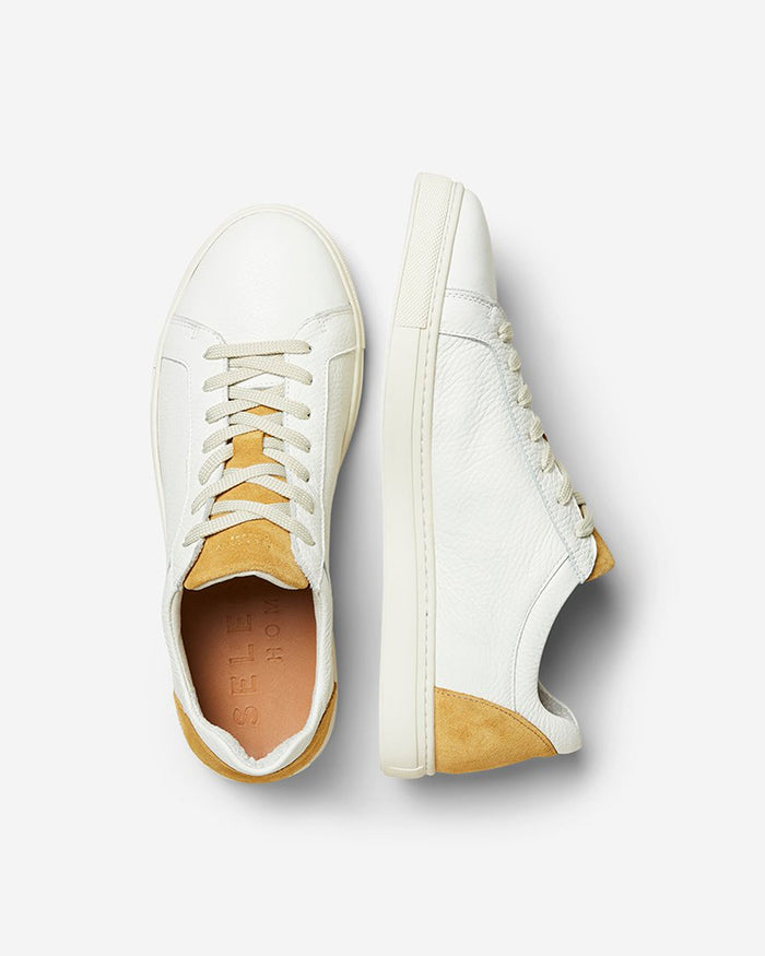 David Yellow Contrast Sneakers