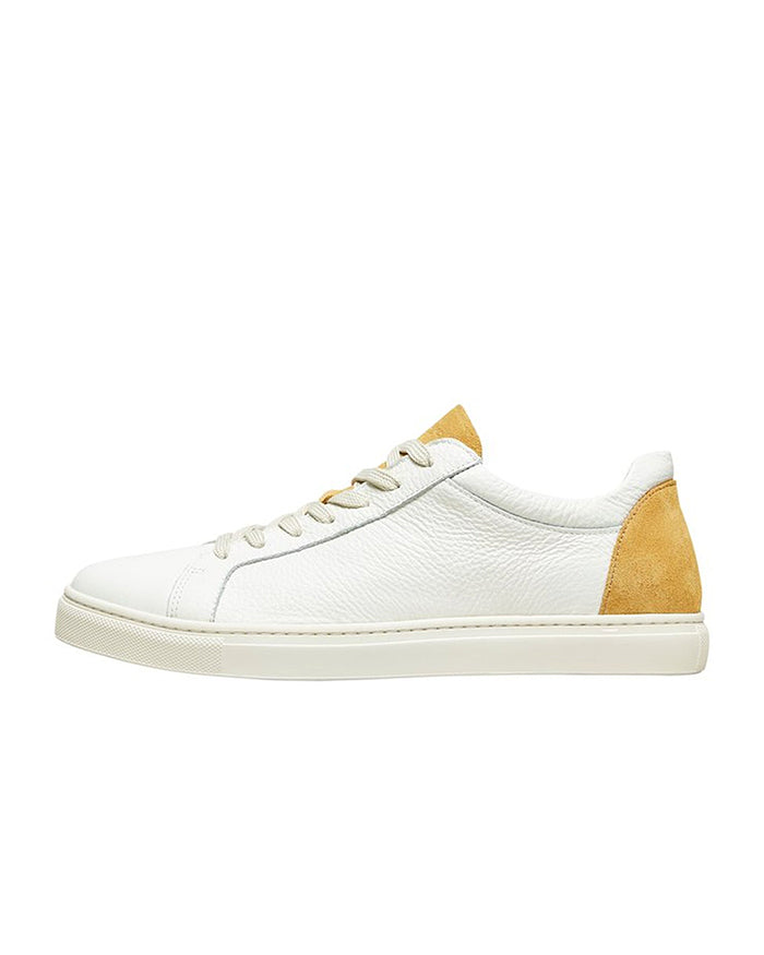 David Yellow Contrast Sneakers