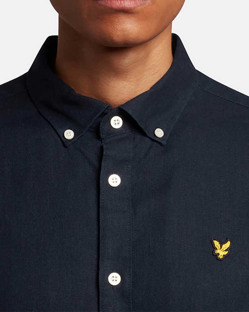 Cotton Linen Skjorta