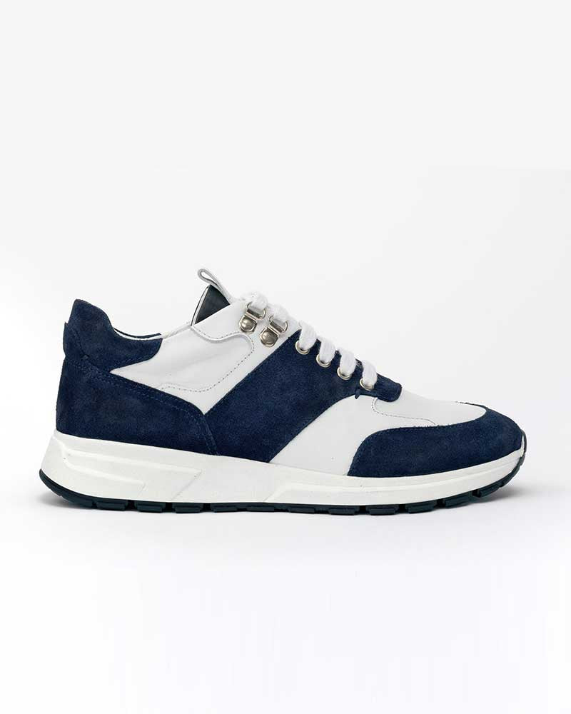 Simon Sneakers - Vit/Marinblå