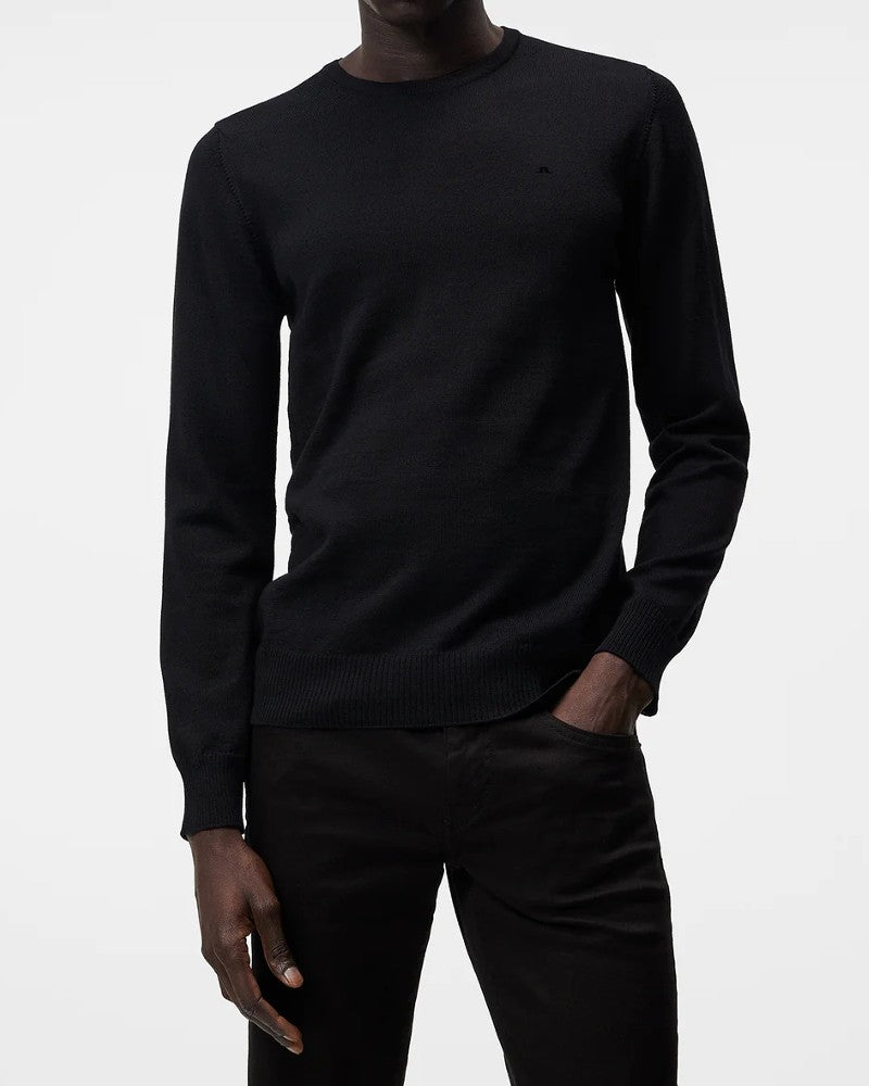 Lyle True Merino Tröja - Svart