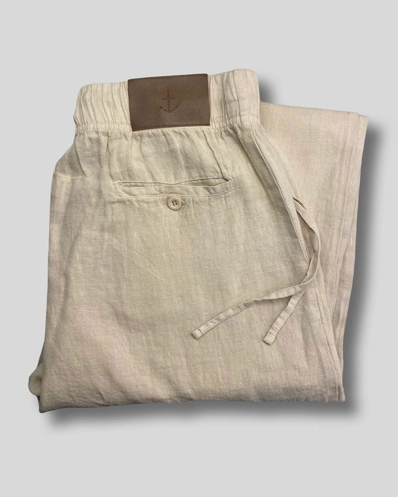 Lasse Linen Pant Byxor