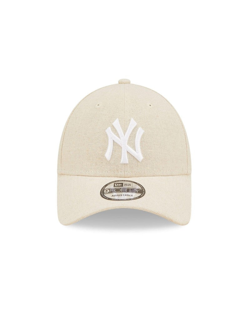 9 Forty Linen Yankees Keps