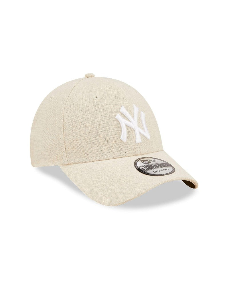 9 Forty Linen Yankees Keps