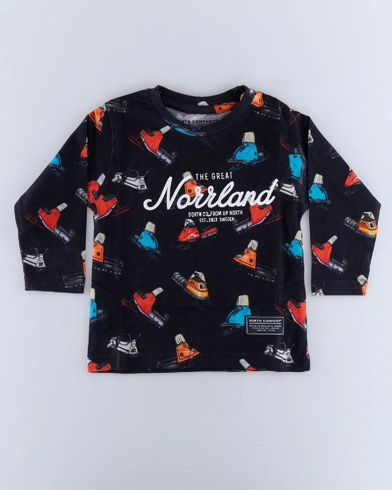 Great Norrland Kids LS Skoter T-Shirt
