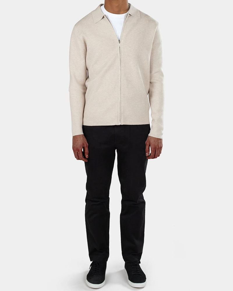 Colby Knitted Full Zip Tröja