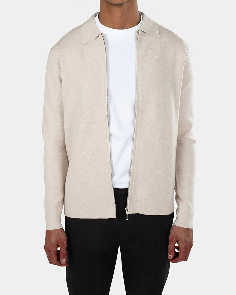 Colby Knitted Full Zip Tröja