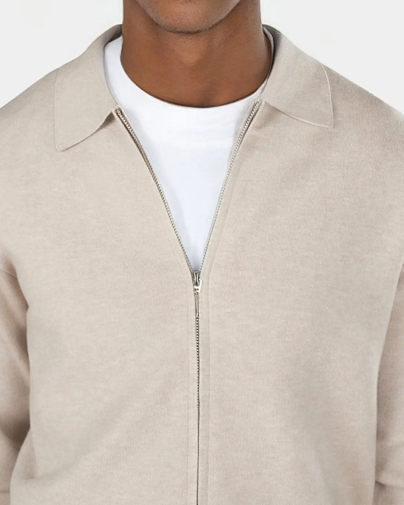 Colby Knitted Full Zip Tröja