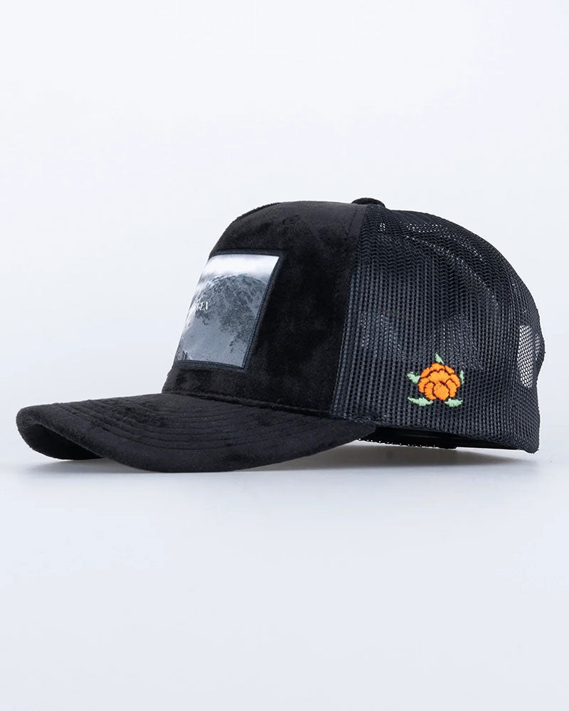 Bergen Velvet Trucker Keps