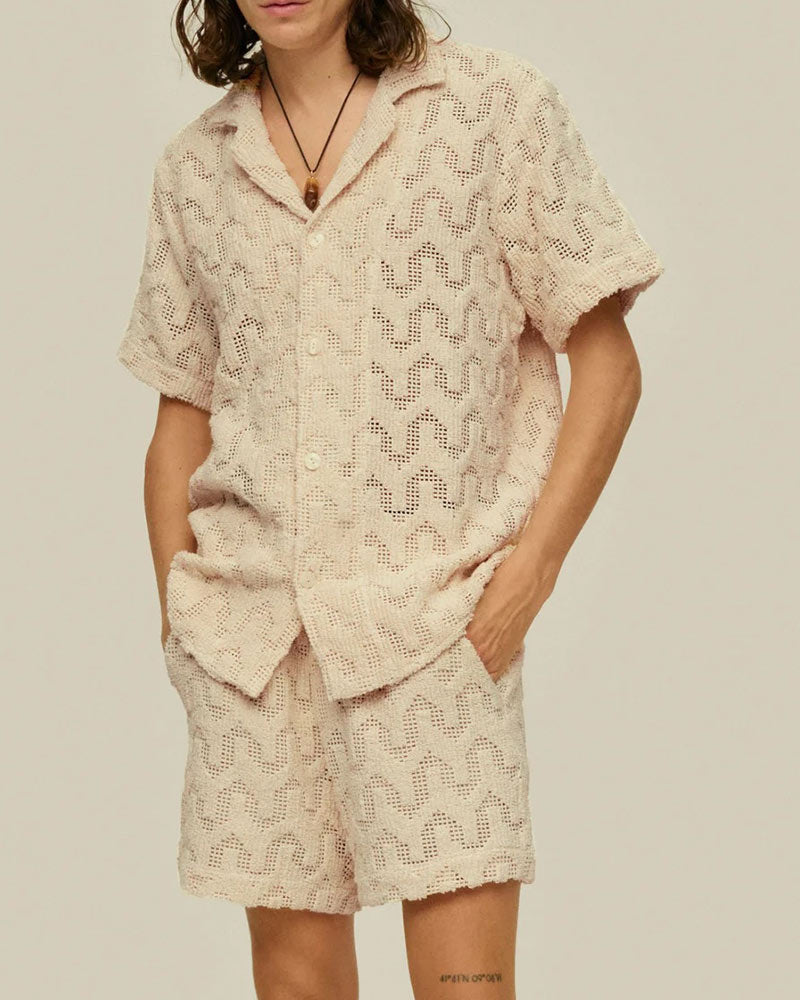Cuba Crochet Skjorta