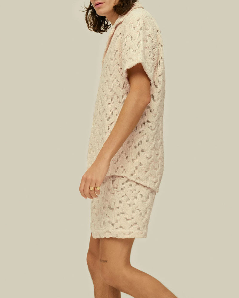 Cuba Crochet Skjorta