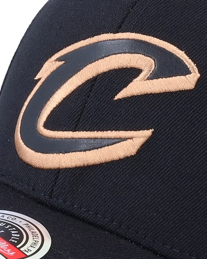 Leather Logo Cleveland Cavaliers Keps
