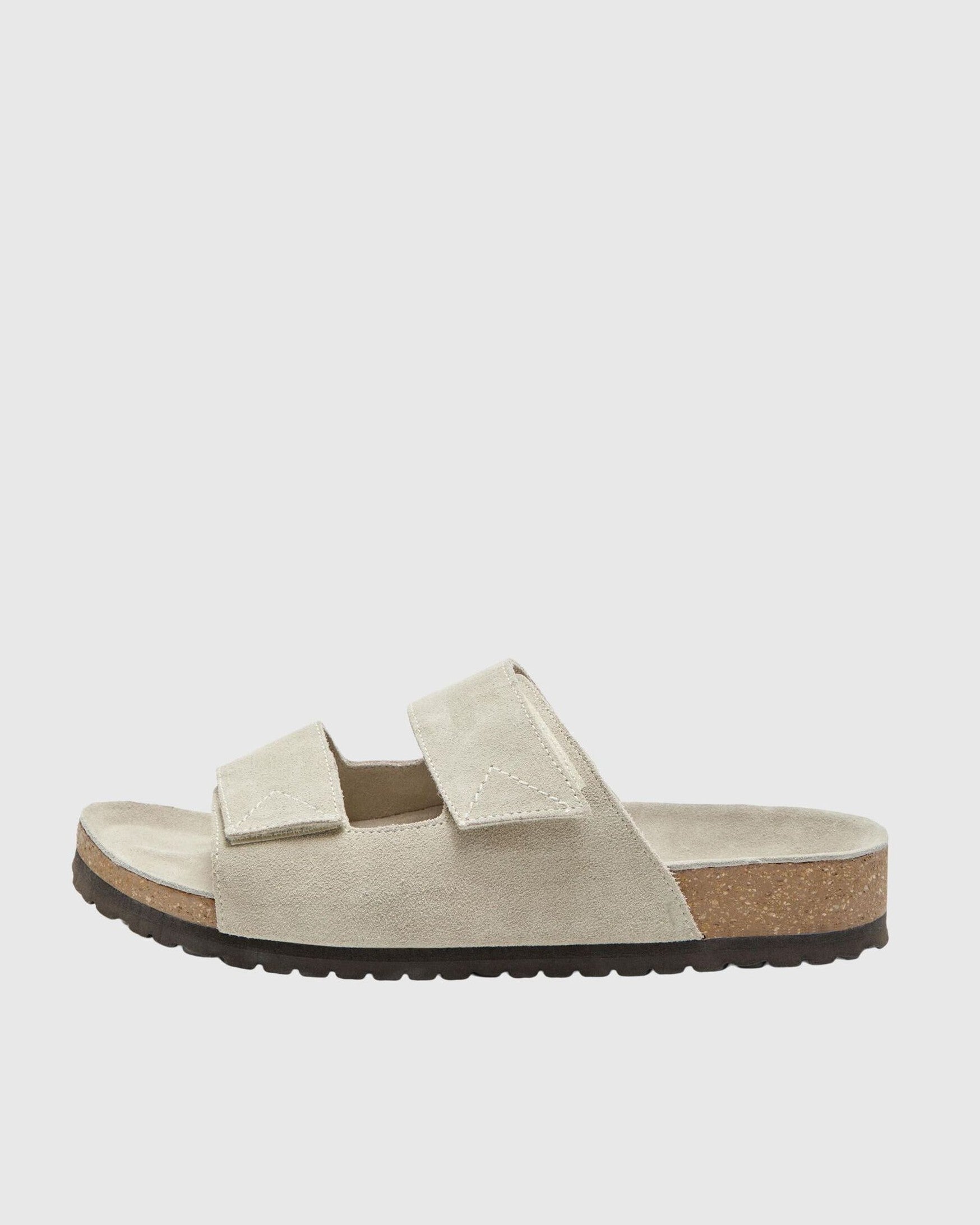 Bastian Suede Strap Slider Tofflor
