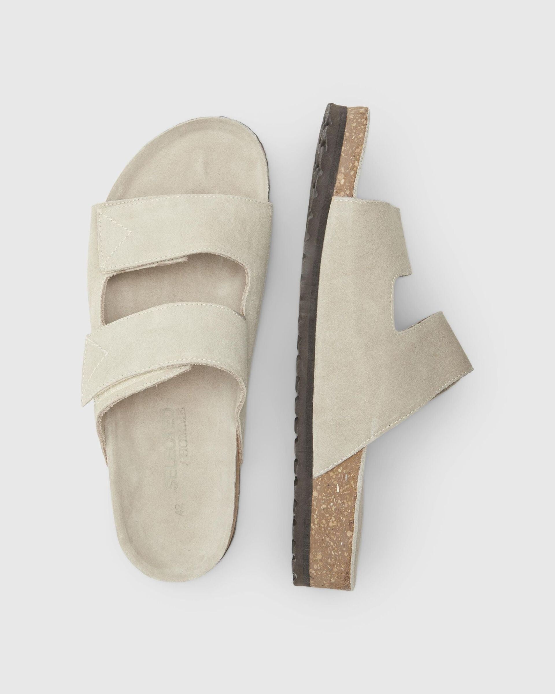 Bastian Suede Strap Slider Tofflor