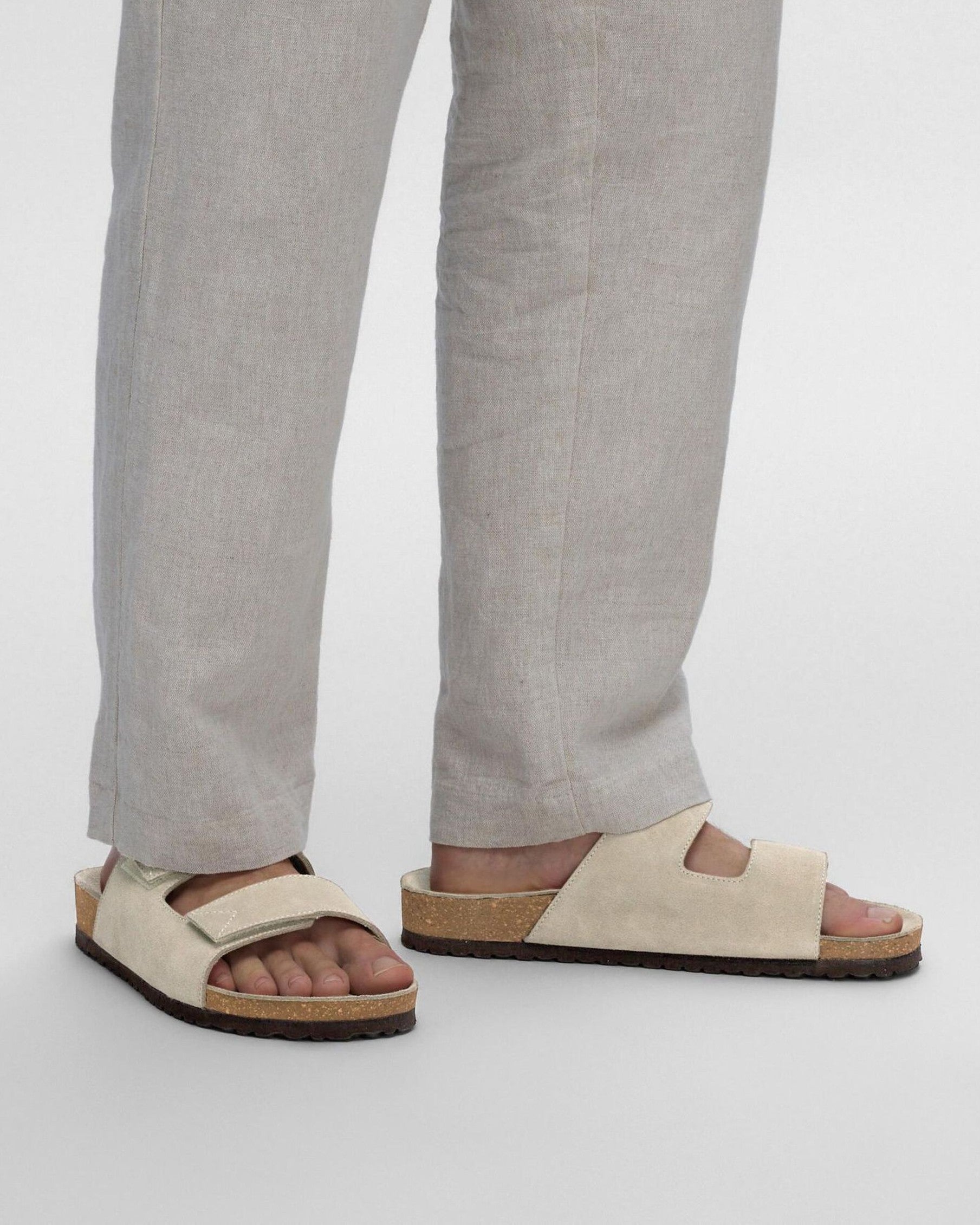 Bastian Suede Strap Slider Tofflor