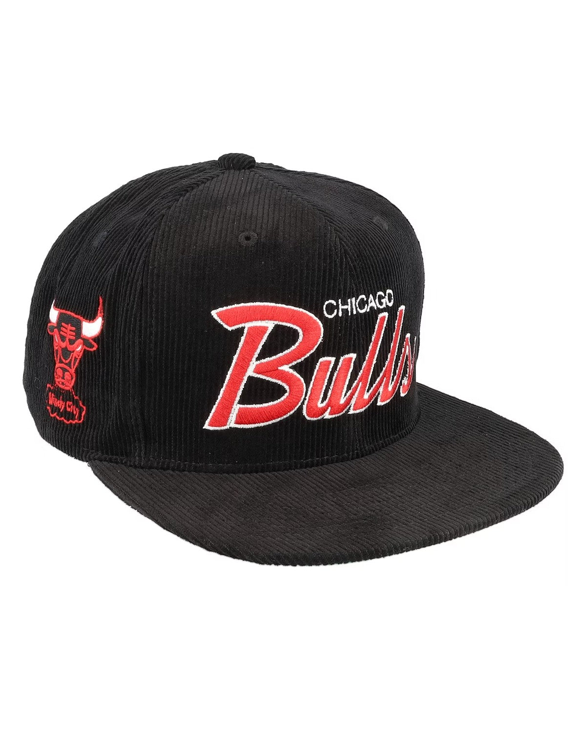 Cord Net Snapback Bulls Keps