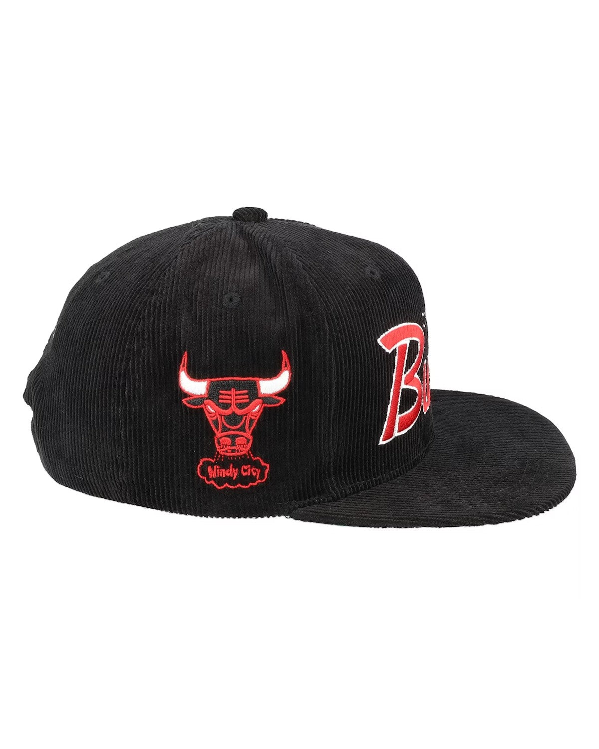 Cord Net Snapback Bulls Keps