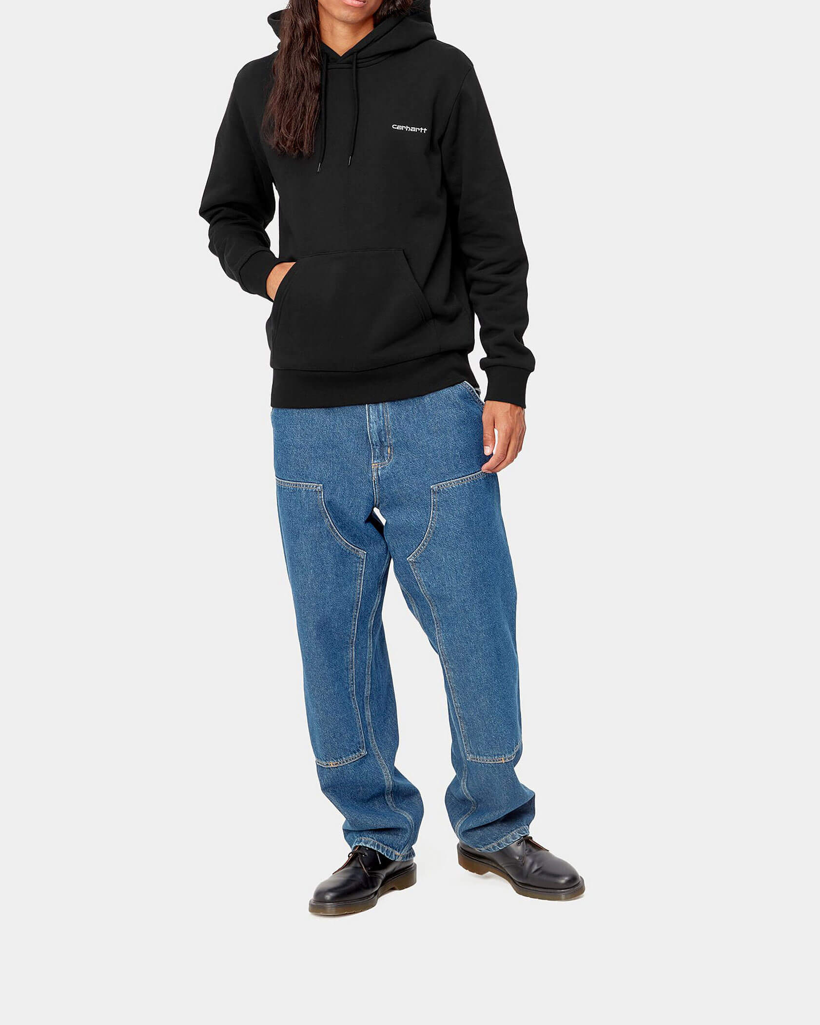 Script Embroidery Hoodie