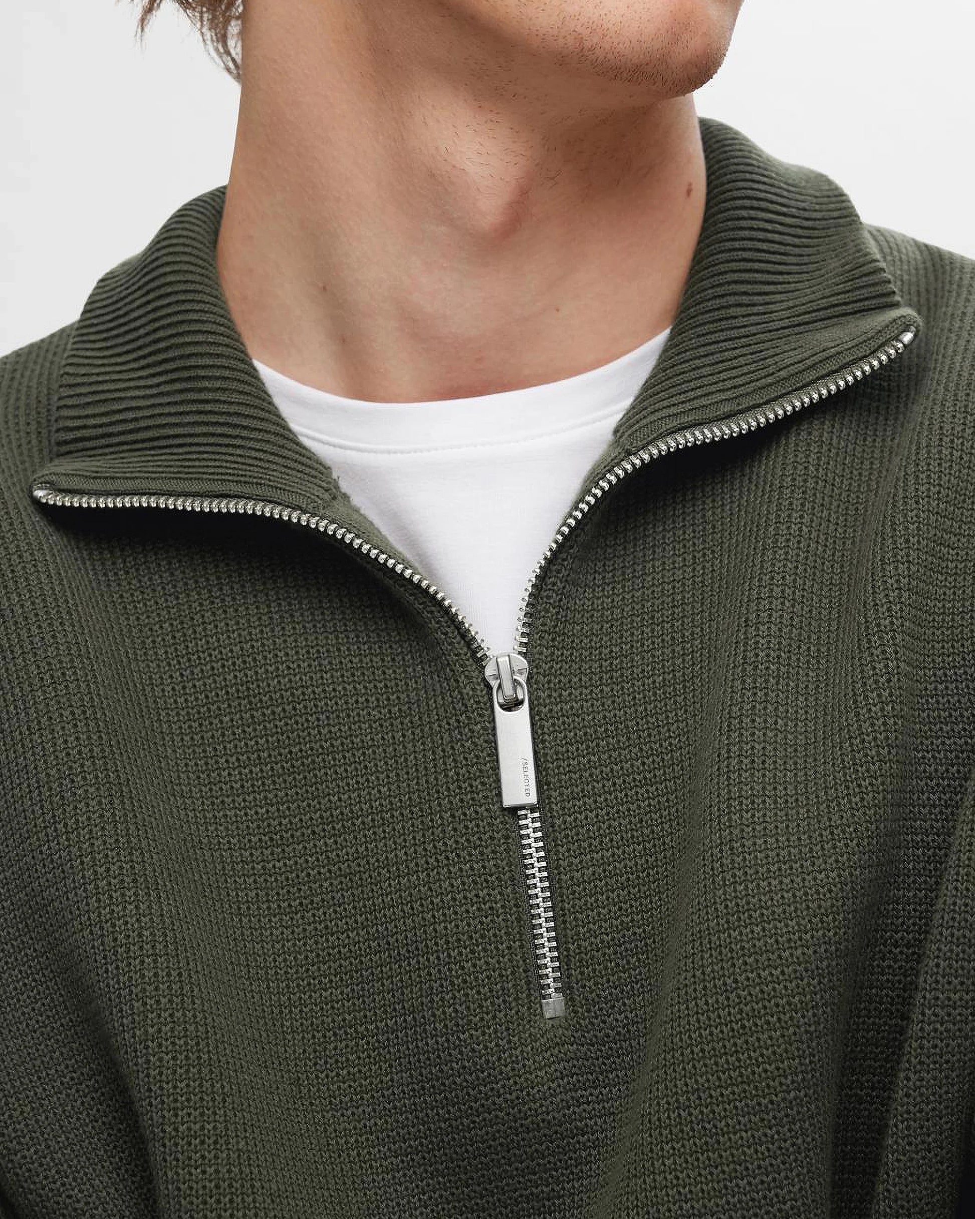 Dane Structure Half Zip Tröja