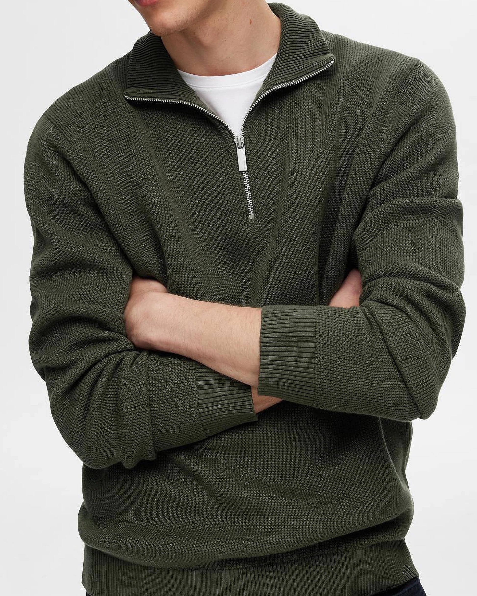 Dane Structure Half Zip Tröja