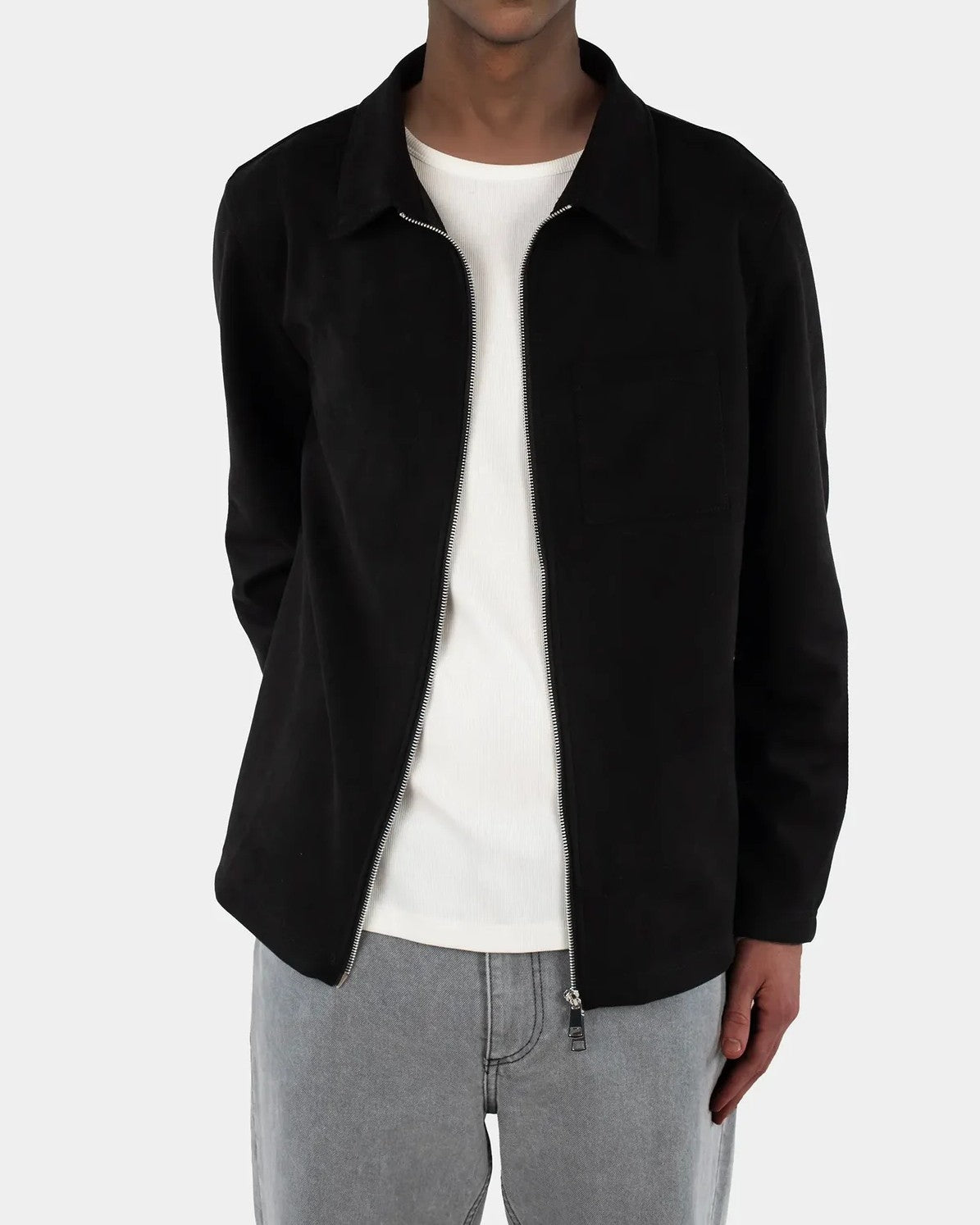 Neo Vegan Suede 2.0 Överskjorta - Svart