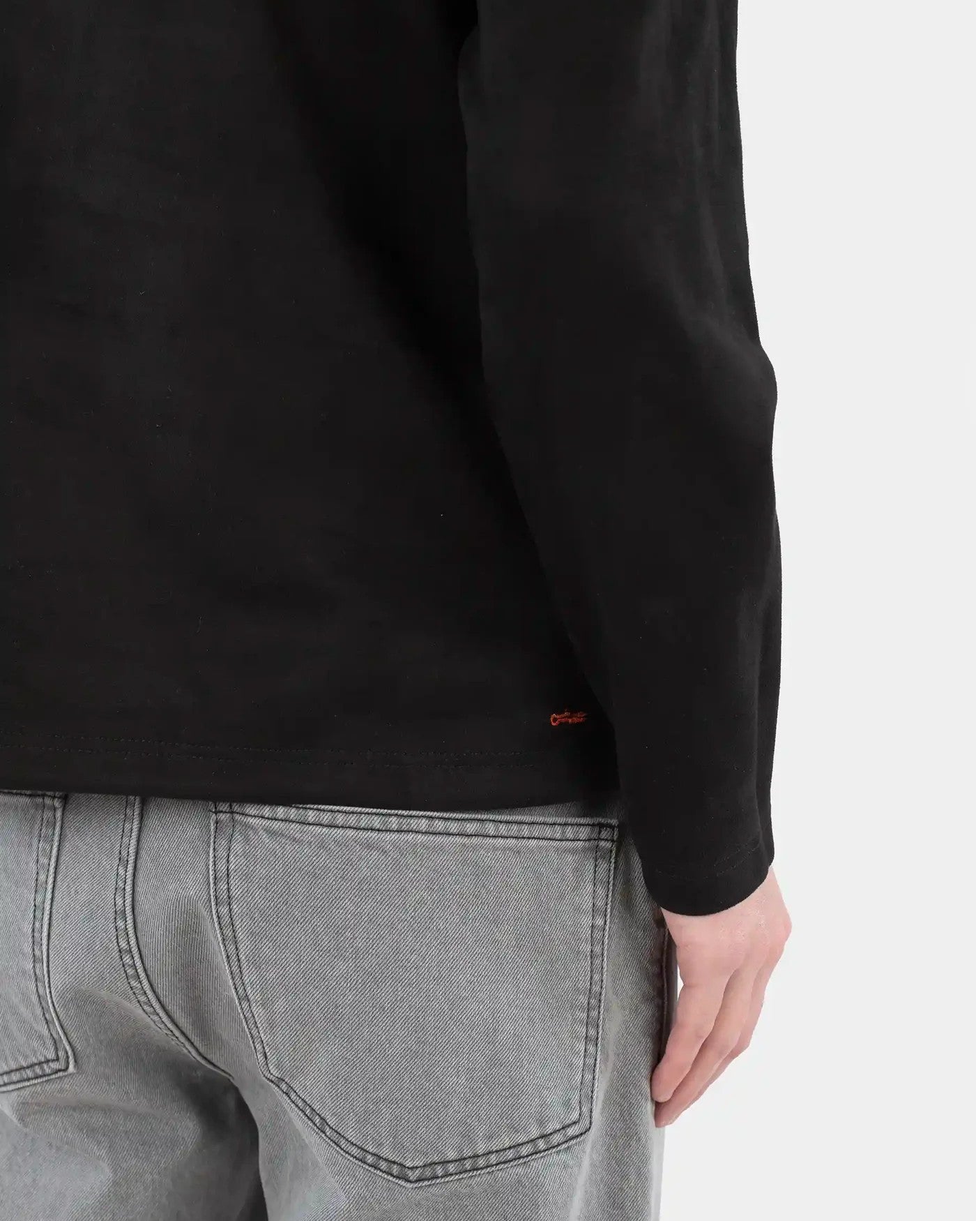 Leo Vegan Suede Half Zip Tröja