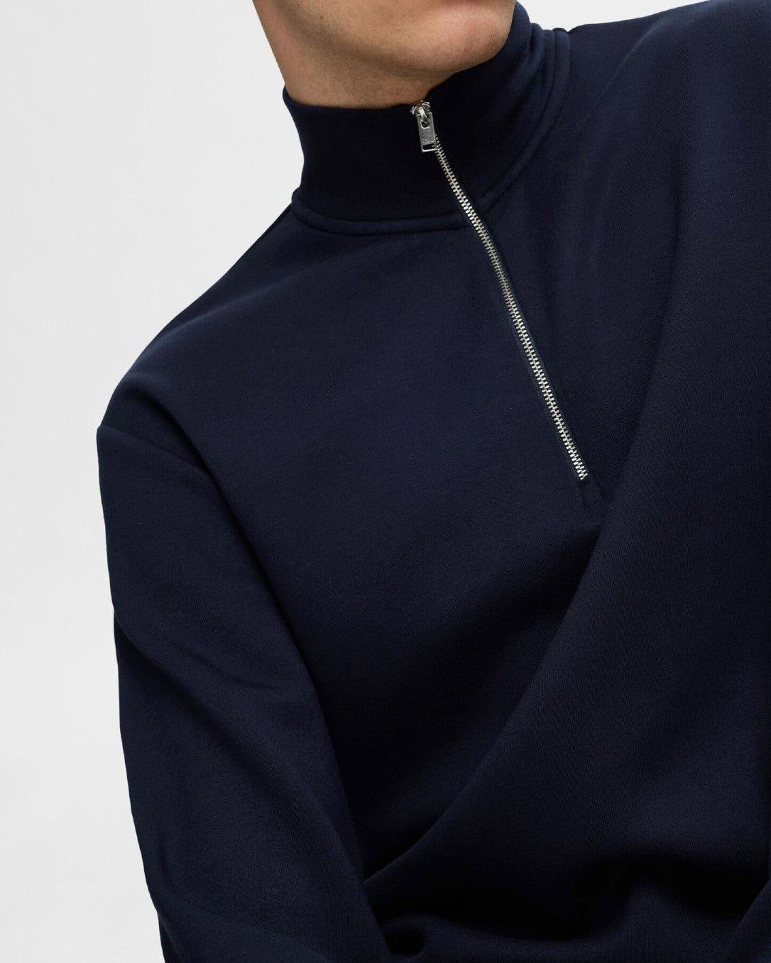 Emanuel Soft Zip High Neck Tröja