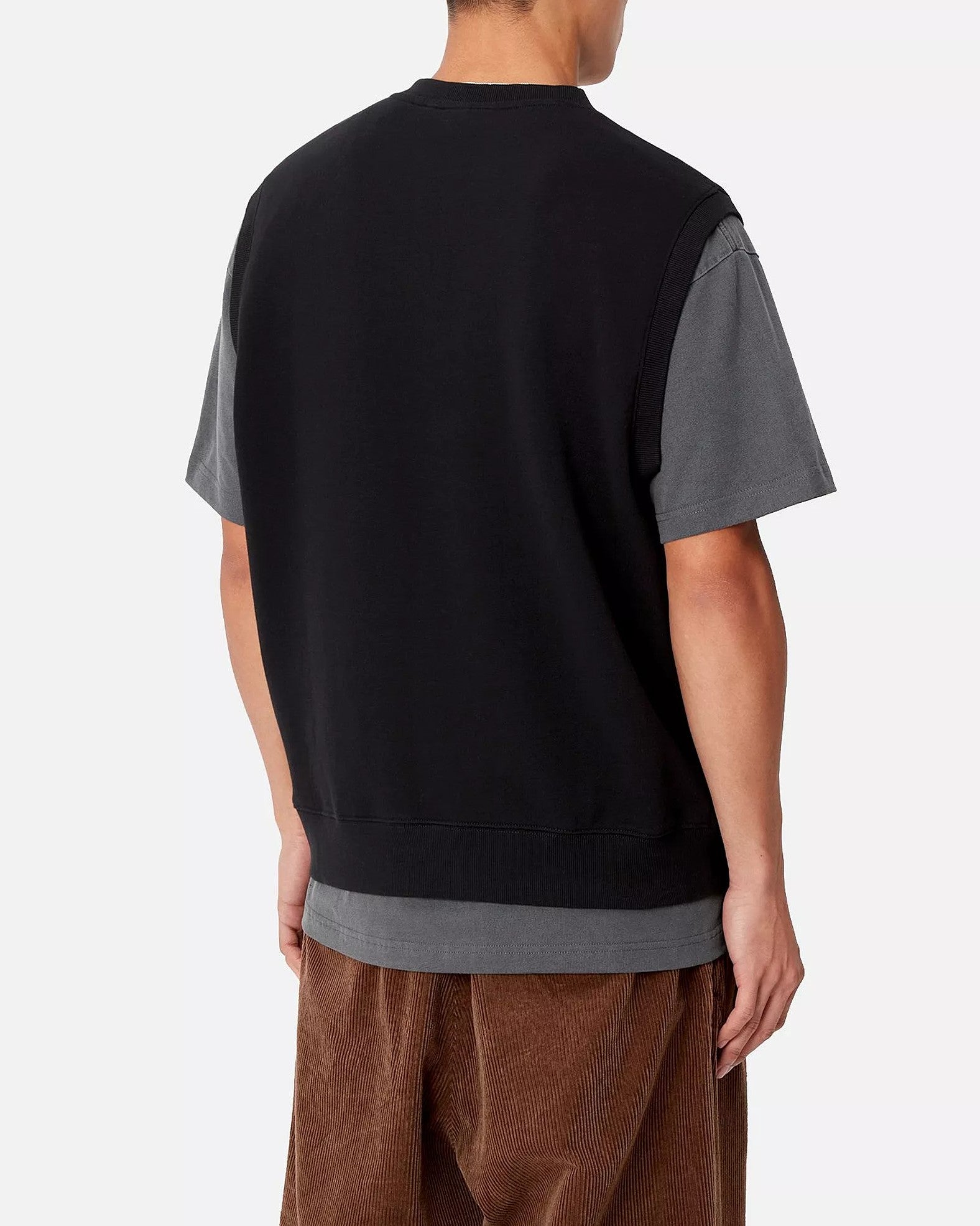 Script V Neck Väst