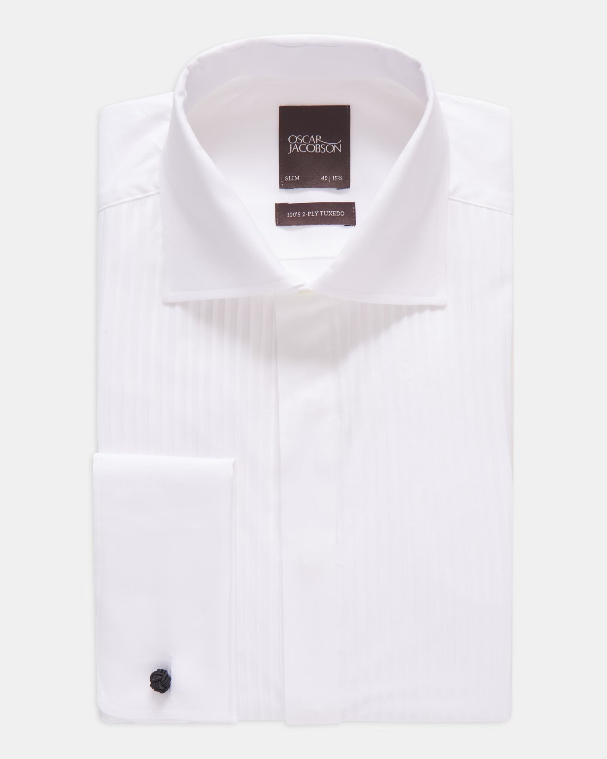Tuxedo Double Cuff Slim Fit Skjorta