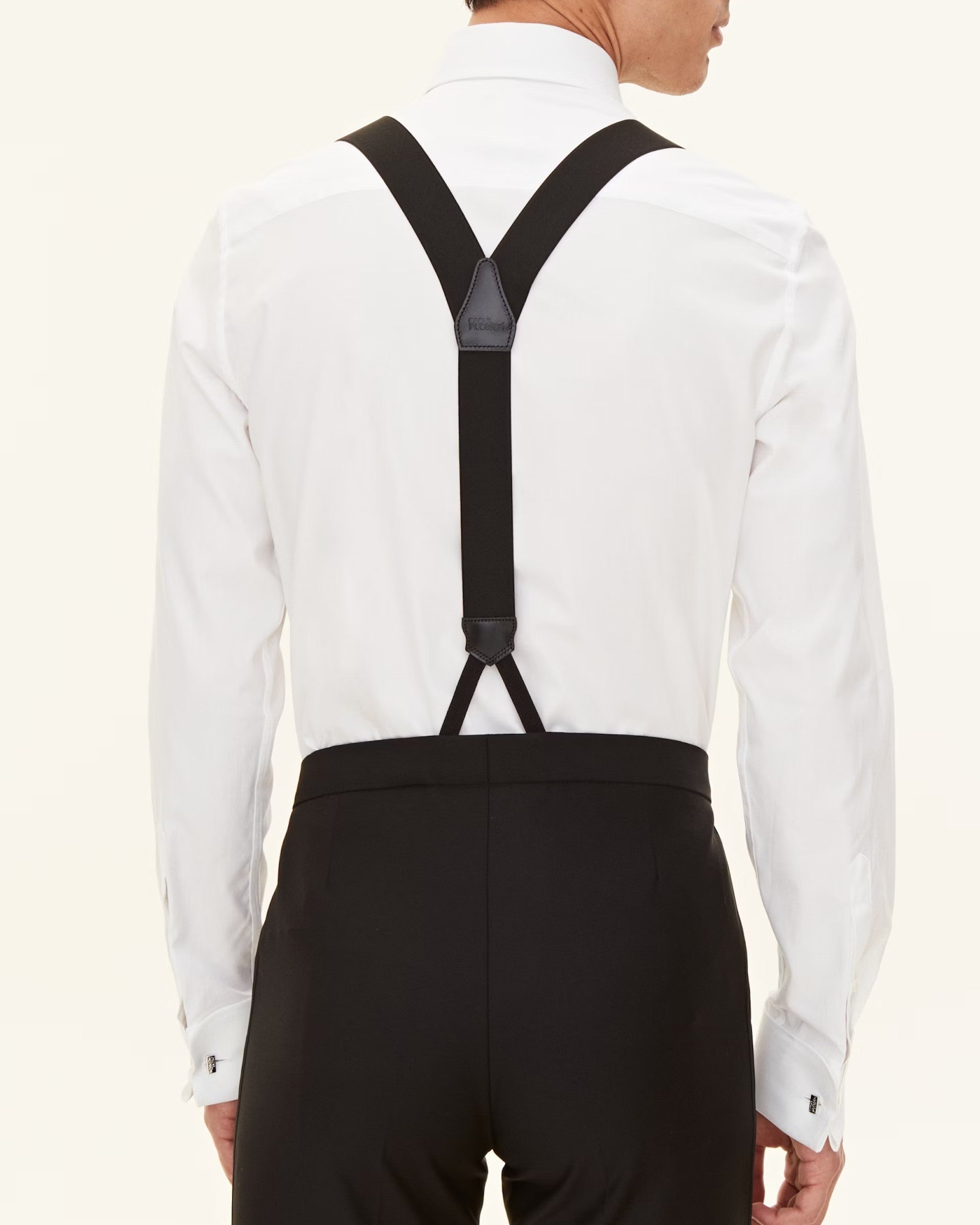 Tuxedo Double Cuff Slim Fit Skjorta