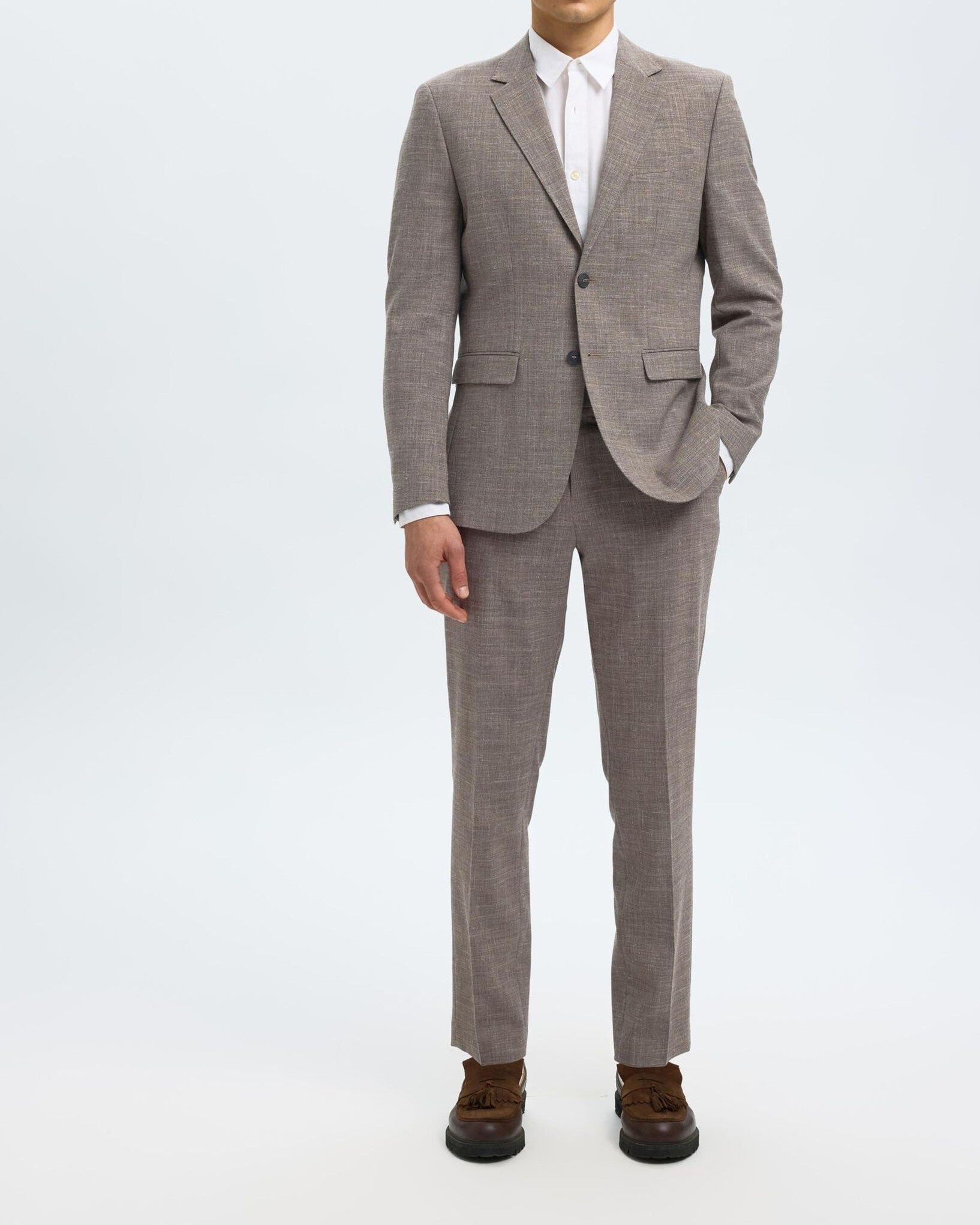 Slim Oasis Linen Kavaj