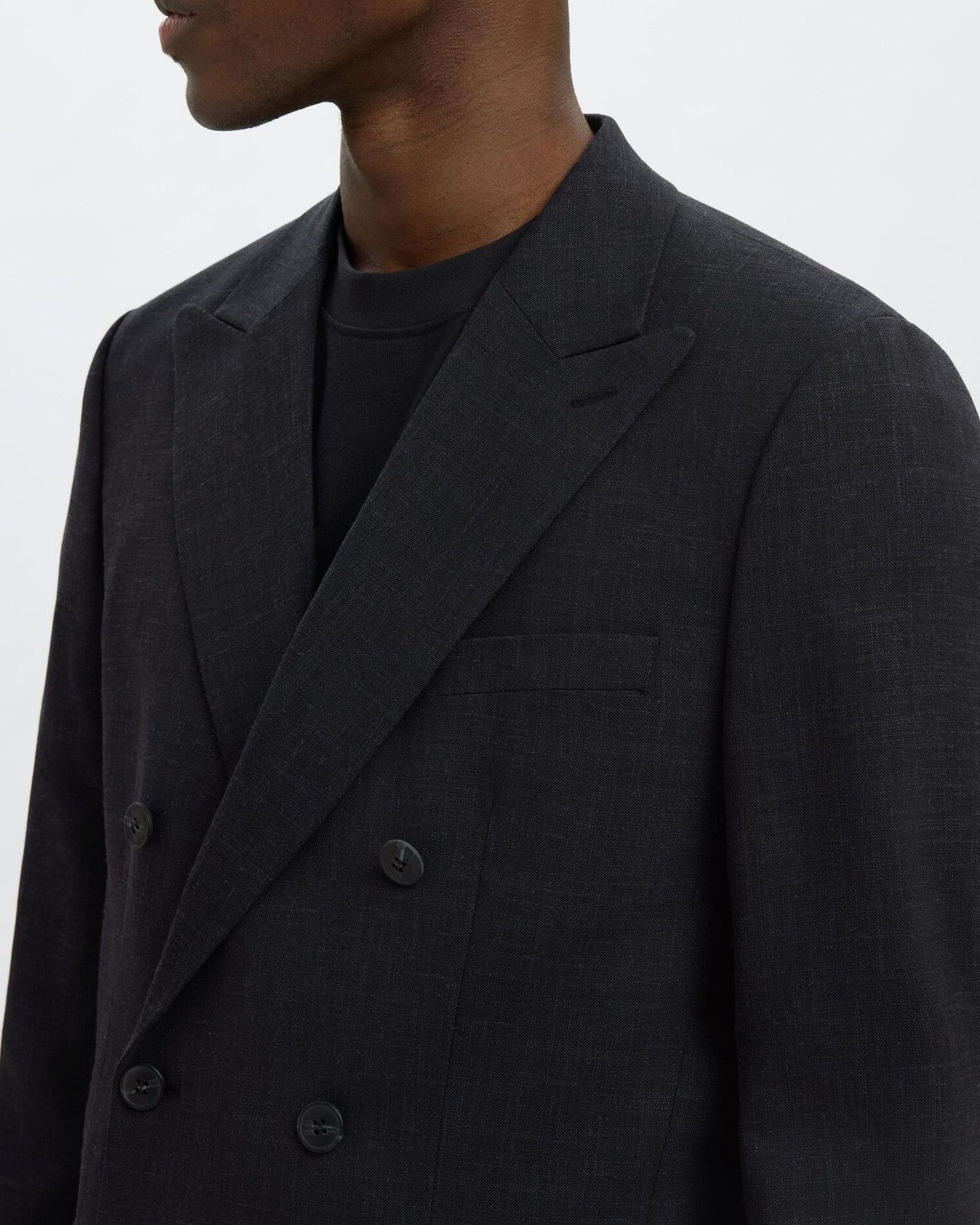 Slim Oasis Linen DB Kavaj