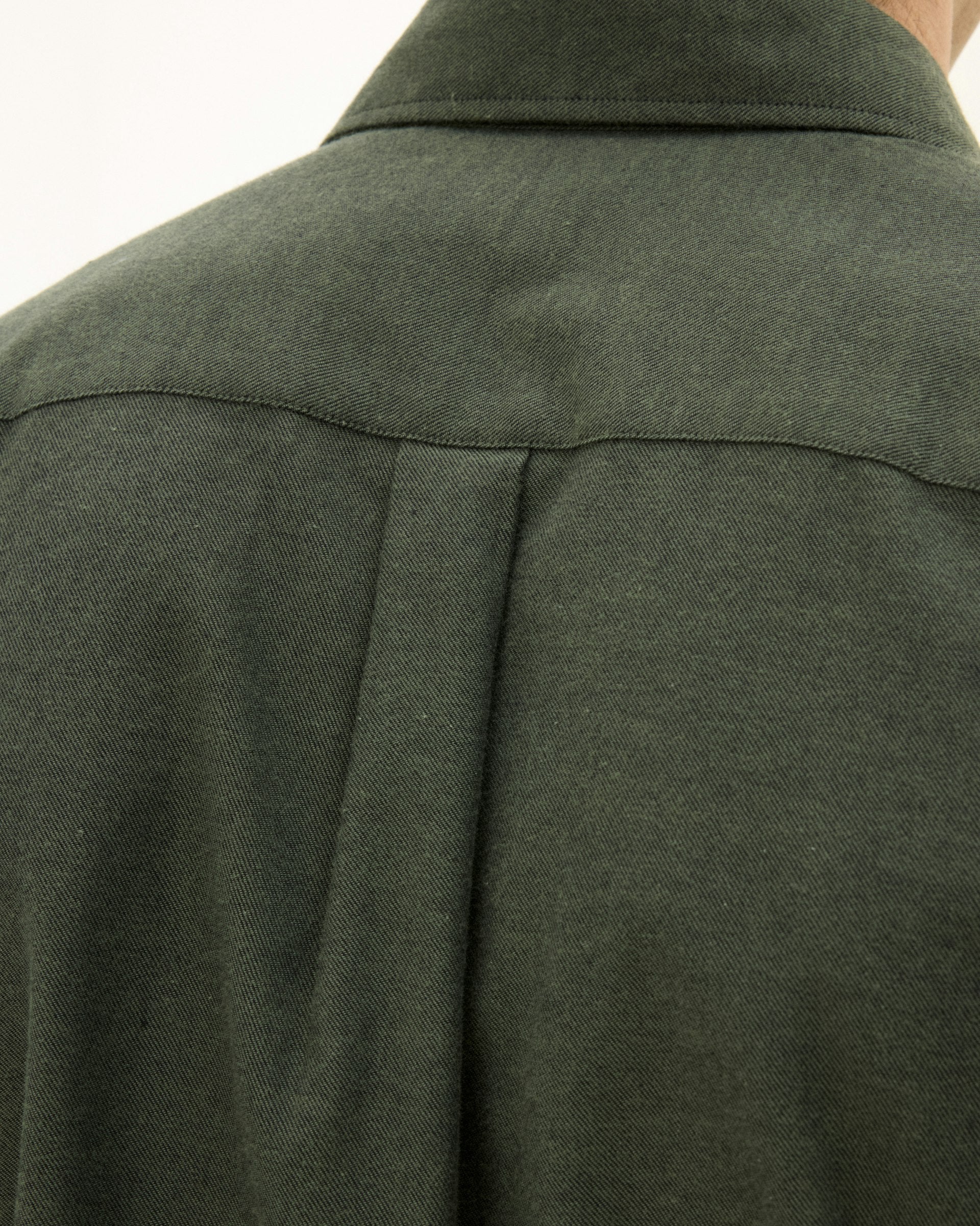 Cut Away Brushed Flann Skjorta