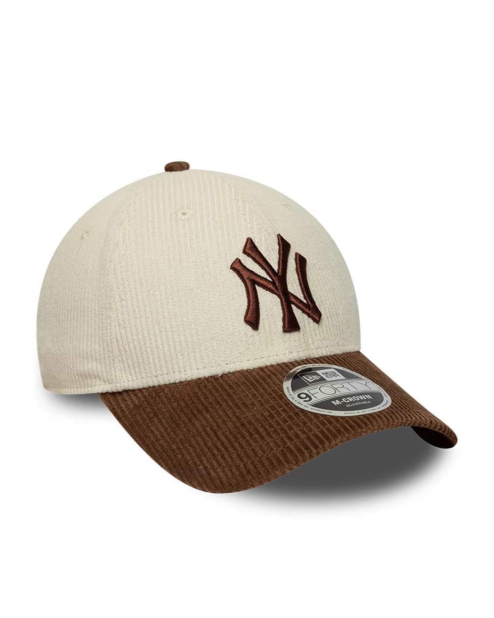 9 Forty Yankees Cord M-Crown Keps
