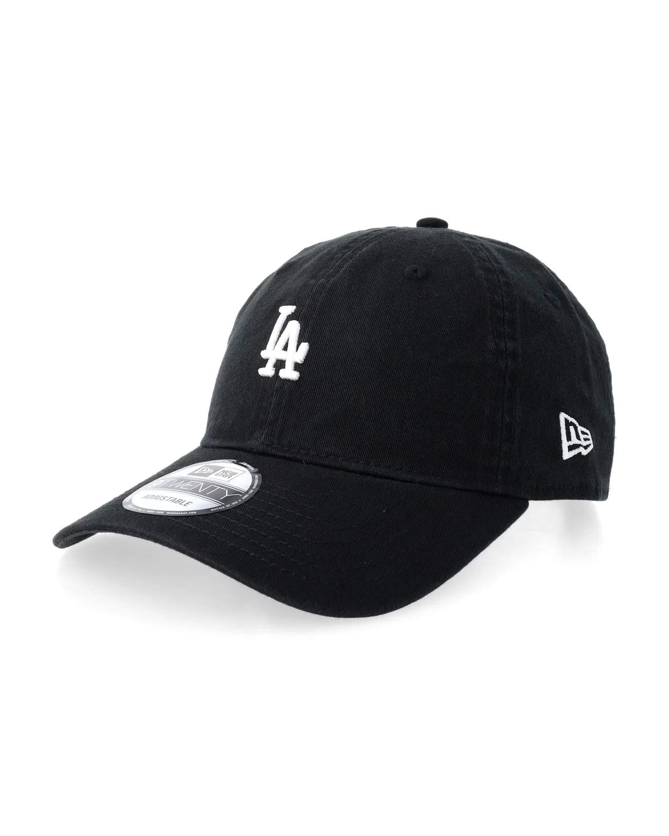 9 Twenty Dodgers Mini Logo Washed Keps - Svart