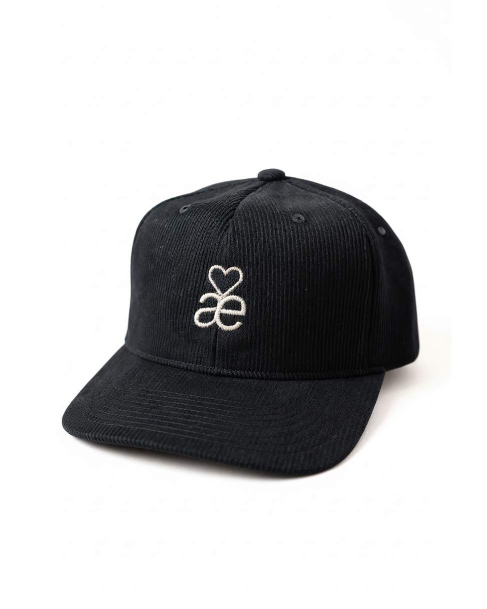 Aavec Heart Logo Corduroy Leather Strap Keps