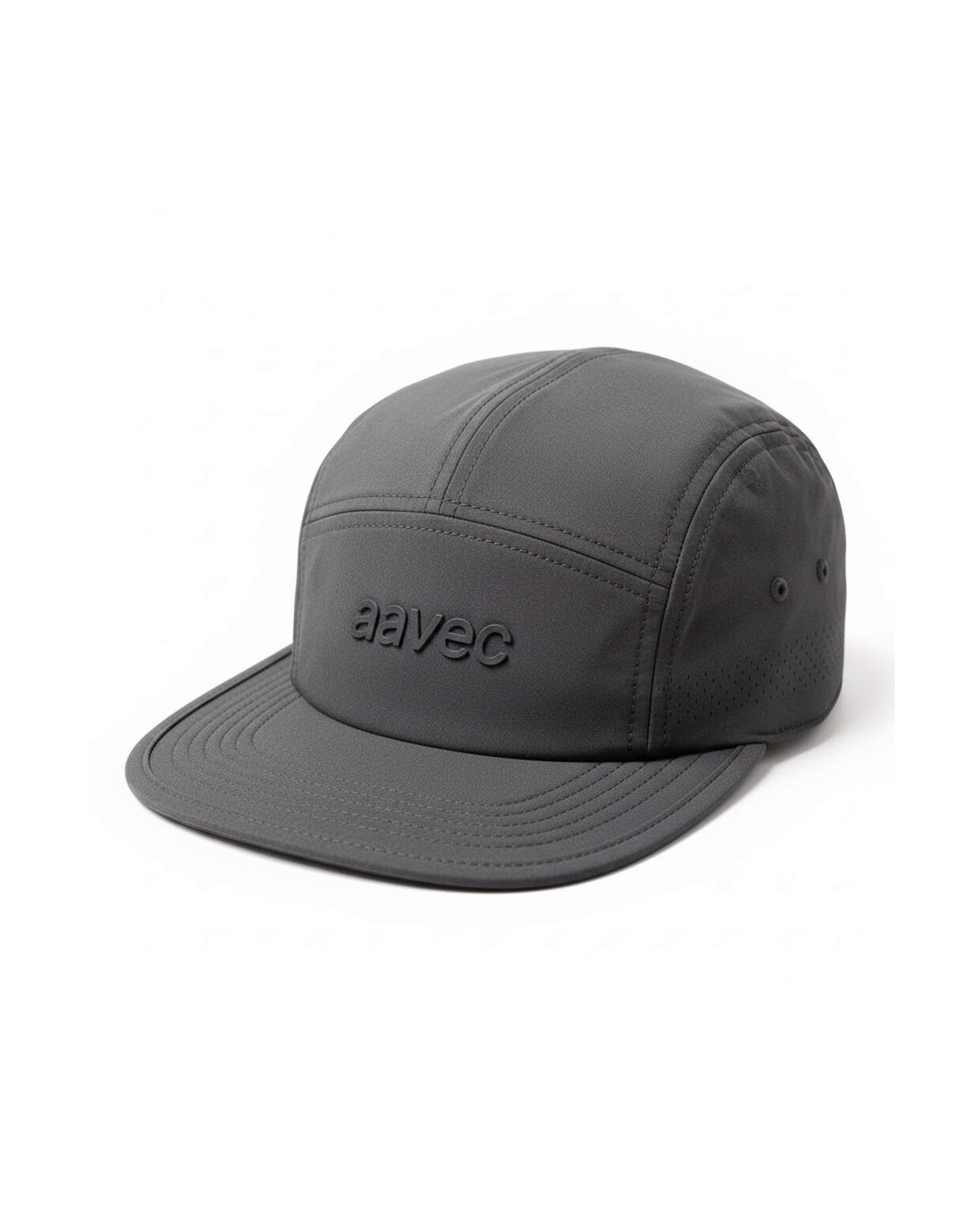 Aavec Script Logo Panel Keps - All Black