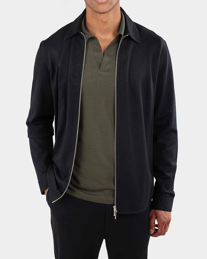 Aden Superior Stretch Overshirt - Svart