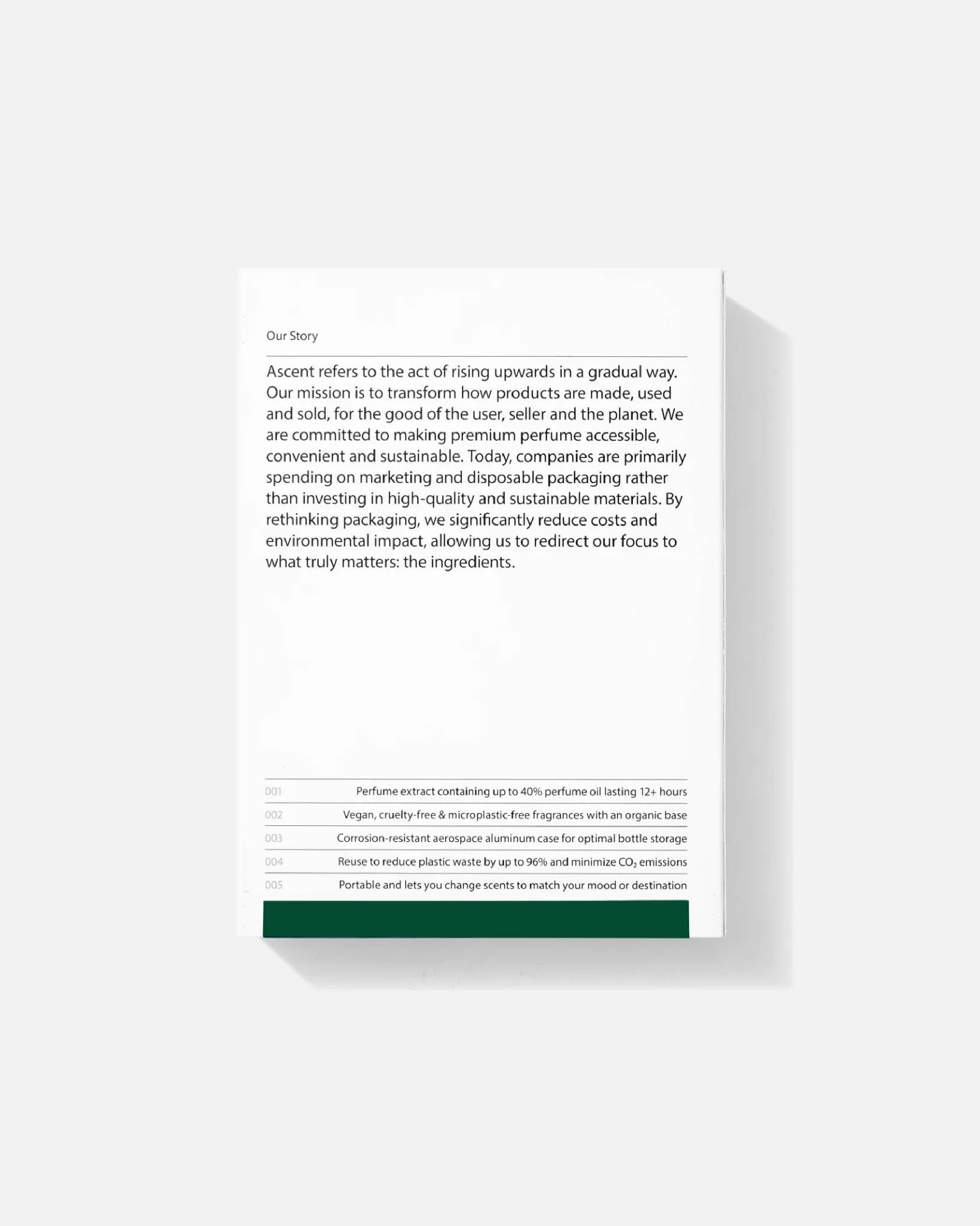 Ascent Green Parfym Starter Pack