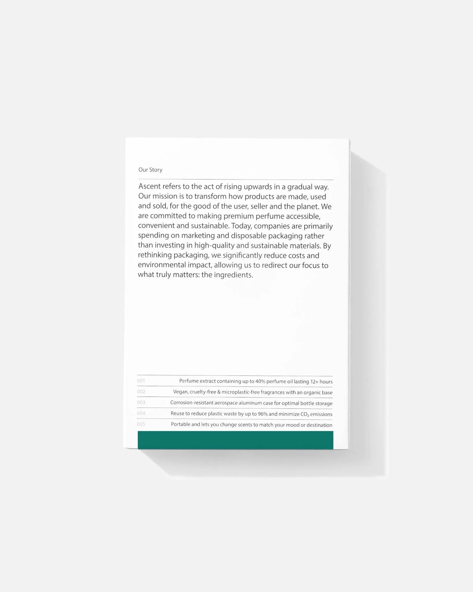 Ascent Teal Parfym Starter Pack