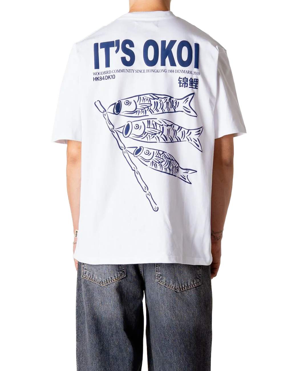 Baine Koi T-Shirt - Vit