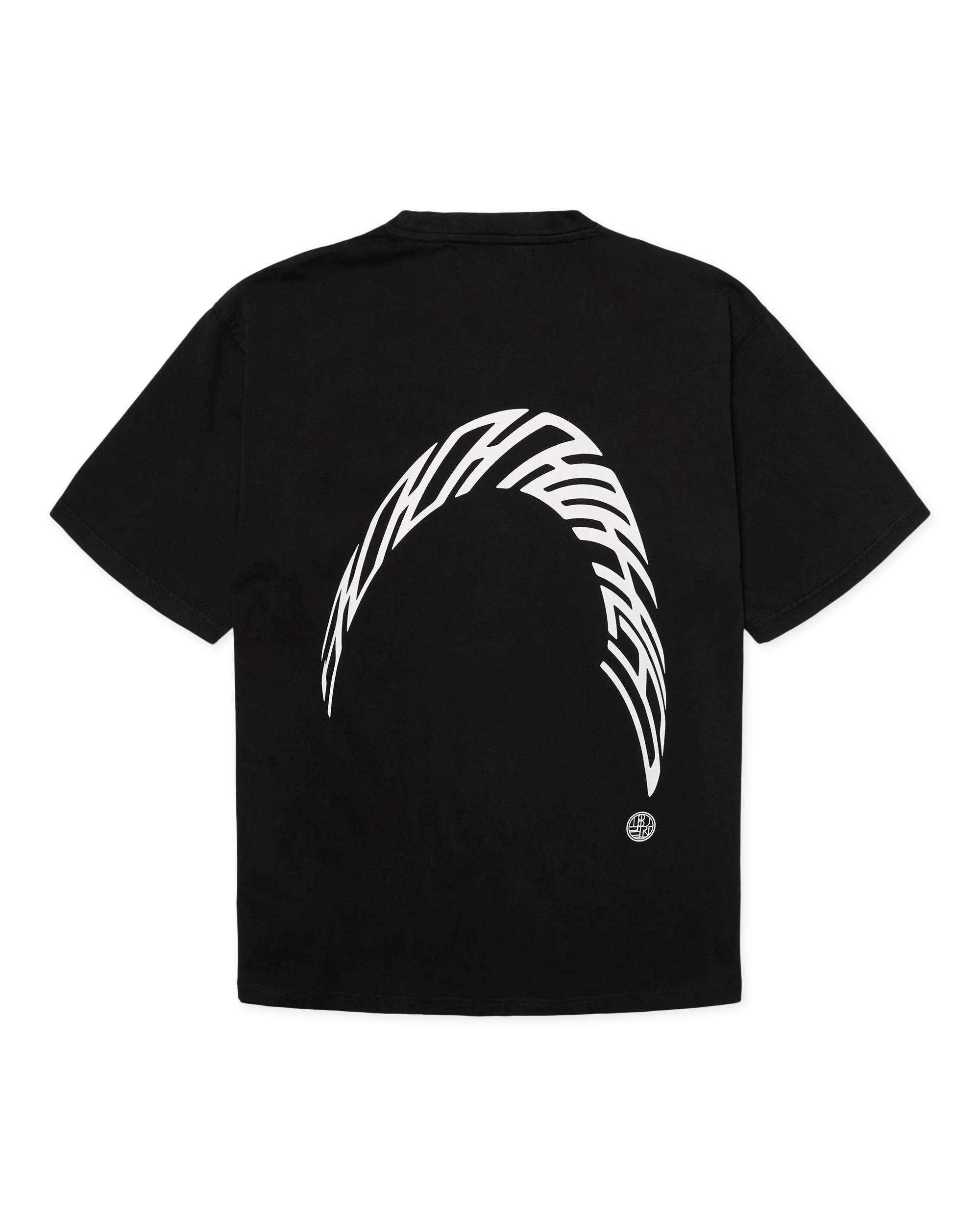Baine Warp Acid T-Shirt - Washed Black